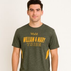 Men's College of William & Mary Tribe Green Champion T-Shirt Size Large